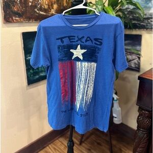 Texas “Lone Star Star t shirt size medium in GUC